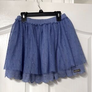 Matilda Jane Blue Bubble Mini Skirt